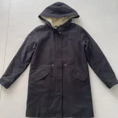 アーペーセー モッズコート XS 黒 A.P.C. 裏ボア レディース 古着