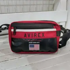 AVIREX アヴィレックスショルダーバッグ レッド/ブラック