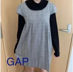 GAP チェック柄　ジャンスカ