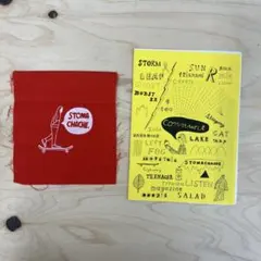STOMACHACHE. ストマックエイク　ZINEと布
