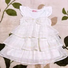 べべ　フリルワンピース　90