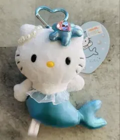 헬로 키티 판타지 마스코트 키 체인 머메이드 블루 산리오