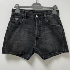 プラダ　PRADA ショートパンツ　ハーフパンツ　デニム　29 ロゴ　プレート有 2026年最新】#プラダショートパンツの人気アイテム - メルカリ