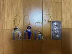 コナンカフェ30周年アクリルキーホルダー＆四宝館からの脱出 キーホルダーセット