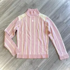 Courrèges クレージュ ロゴ半袖ニット 21 ポンポン付き 希少 - メルカリ