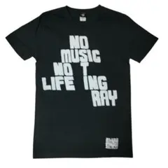 ポルカドットスティングレイ 英字プリント バンT ブラック Sサイズ ドット