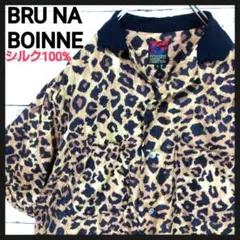 【美品】★ブルーナボイン★総柄オープンカラーシャツ★レオパード 半袖 隠しパンダ BRU NA BOINNE (ブルーナボイン)/レオパンダアロハ | TORTOISE