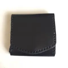 ★新品★本革財布　ハンドメイド　コインケース　レザー　小銭入れ　ヴィンテージ　黒