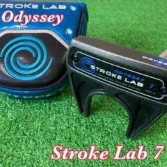 STROKE LAB SEVEN パター 専用カバー付き 限定モデル OD STROKE LAB BLACK BIG SEVEN TOE UP PUTTER 日本