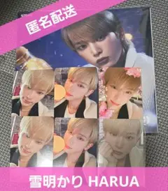【HARUA】&TEAM ハルア 雪明かりソロジャケット トレカ4種6枚セット