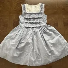Simonetta ノースリーブワンピース ライトブルー8歳134cmのサムネイル