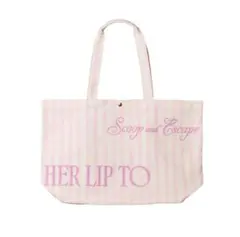 Herlipto ice cream Large Tote pink - メルカリ