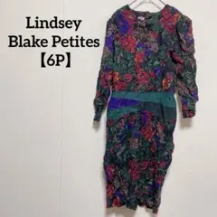 Lindsey Blake Petites 【6P】花柄ロングワンピース レトロ