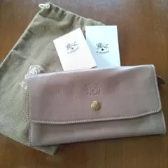 新品 イルビゾンテ 本革 レザー 長財布 スナップ ウォレット トルトラ グレー