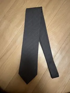 Ermenegildo Zegna ウールタイ（ダークグレー）