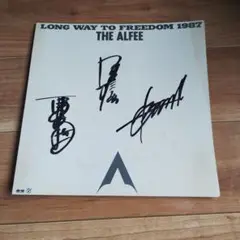 サイン入り LONG WAY TO FREEDOM 1987 THE ALFEE