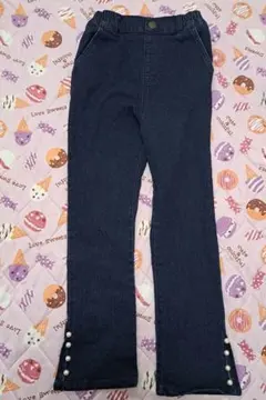 新品　デニムパンツ　140cm