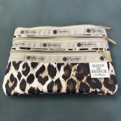 美品◯レスポ×メゾンドリーファ　ポーチ◯