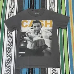 ジョニー・キャッシュ Tシャツ グレー