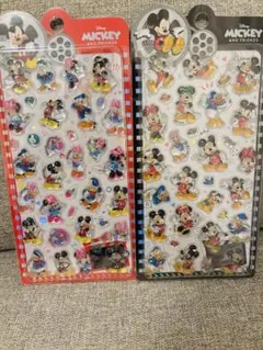 ラスト1点！！ディズニー　立体硬いシール　2枚セット