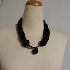 ブラック多層ネックレス