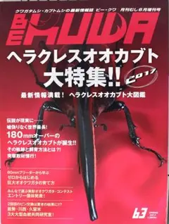 BE KUWA 2017年6月 No.63 ヘラクレスオオカブト大特集