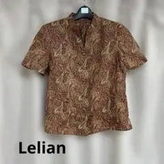 Lelian レリアン ペイズリー柄 半袖ブラウス　サイズ7のサムネイル