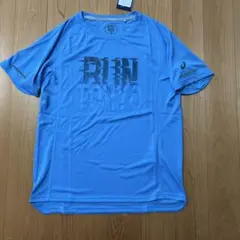 ASICS RUN TOKYO Tシャツ ブルー