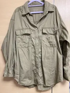 BAYFLOW 長袖シャツ サイズ3 カーキ