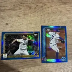 2024 topps npb chrome 隅田知一郎 99枚限定 - メルカリ