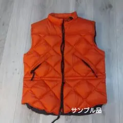 THE NORTH FACE ダウンベスト オレンジ - メルカリ