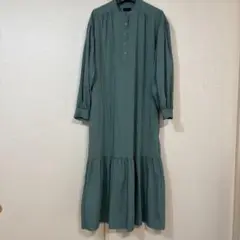 アパートバイローリーズグリーン シャツワンピース