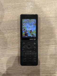 【美品】ブラック WILLCOM ウィルコム HoneyBee ハニービー