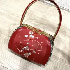 和装バッグ　新品　未使用品　ハンドバッグ 新品 皇室御用達 岡重 OKAJIMA 京都友禅 和装バッグ