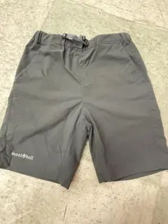 【美品】モンベル mont-bell O.D.ショーツ キッズ 140 グレー