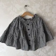 ギンガムチェック フリルスカート