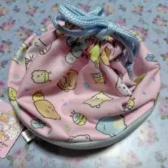 すみっコぐらし ふしぎなおともだち 巾着ポーチ