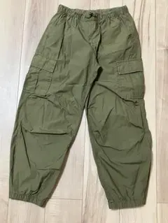 GAP キッズ、レディース カーゴパンツ オリーブグリーン 160