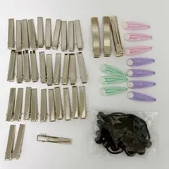 ヘアアクセサリー材料　ヘアピン・ヘアゴム