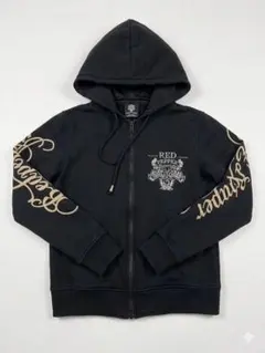 RED PEPPER × Ed Hardy スカル パーカー Y2K タトゥー
