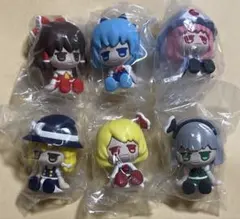 東方　Project フィギュア　ラバー　6コ 新品未開封　じとっと　ちょこラバ
