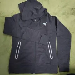Puma フード付きジャケット ダークグレー