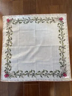 Christian Dior 花柄ハンカチ