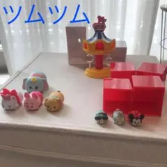 ツムツム　メリーゴーランド　ディズニー　フィギュア ディスプレイセット　ブロック