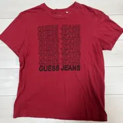 GUESS レッド Tシャツ Lサイズ