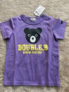 ミキハウス　DOUBLE.B クマプリント Tシャツ