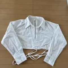 ショート丈長袖シャツ
