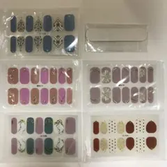 ジェルネイルステッカー5点