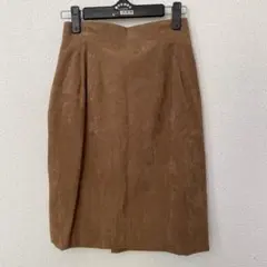 スカート　ひざ丈　タイトスカート　ブラウン　⭐︎美品⭐︎ ⚠︎まもなく処分⚠︎