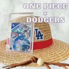 【限定非売品】Dodgers×ONE PIECEコラボ 麦わら帽子＆カード ドジャース×ワンピース！伝説のコラボが実現！スタジアム配布